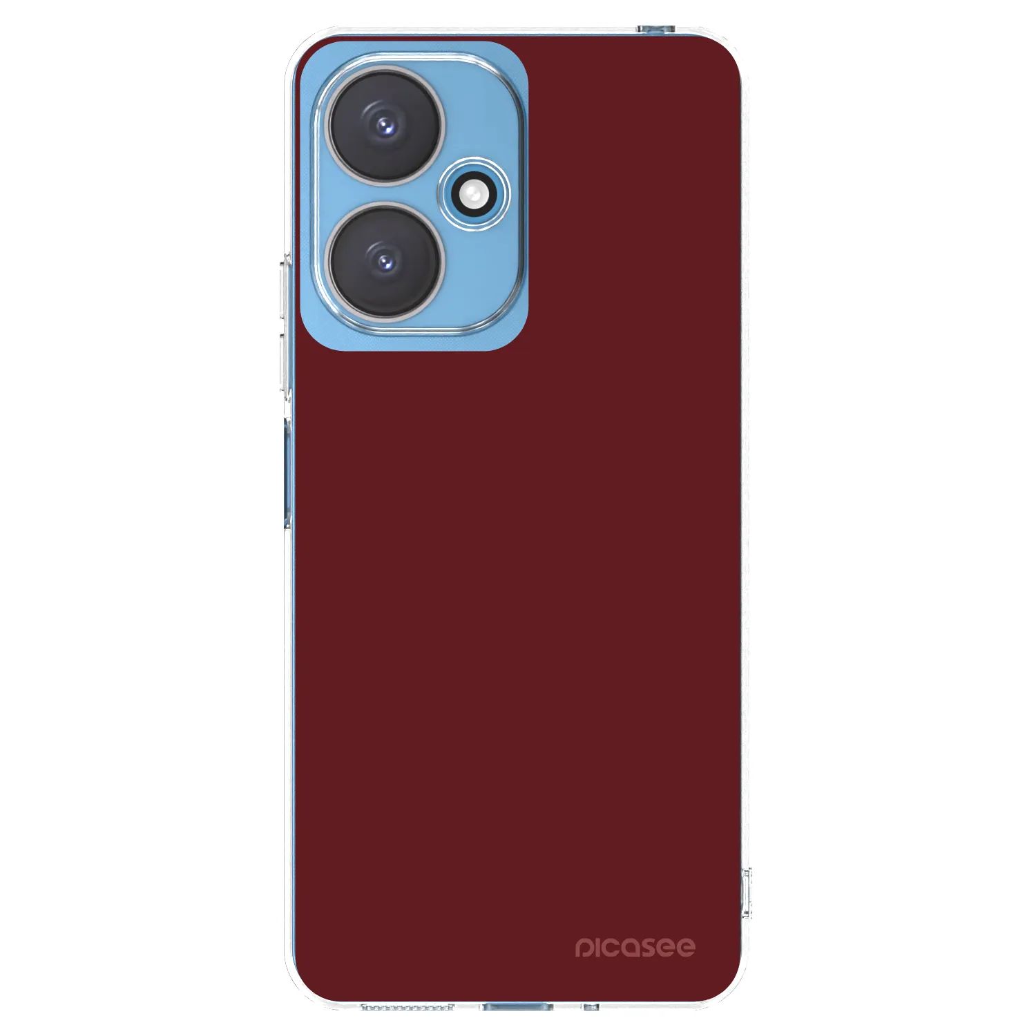 Picasee silikonowe przeźroczyste etui na Xiaomi Redmi 13C 5G - Red Bliss
