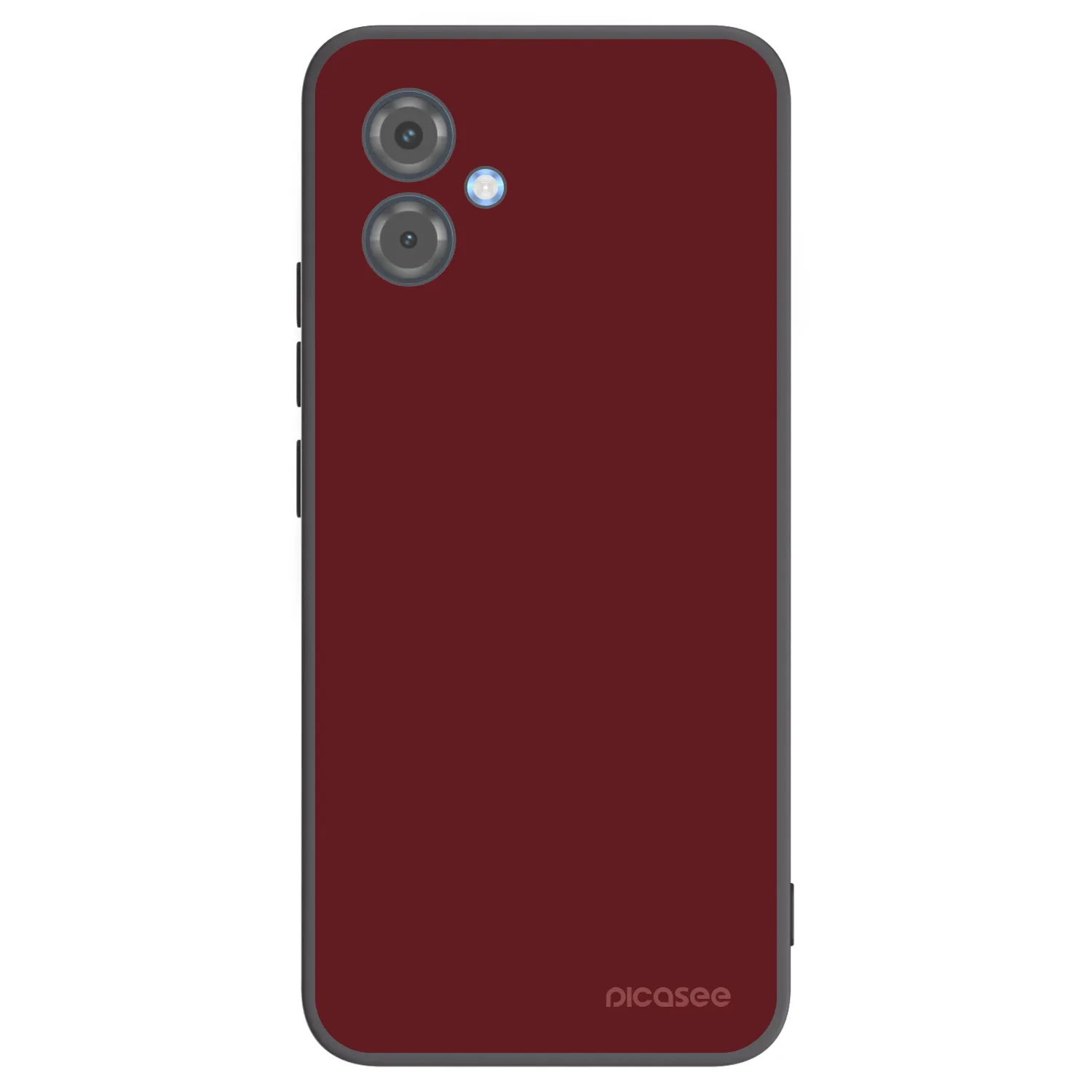 Picasee silikonowe czarne etui na Motorola Moto G14 - Red Bliss