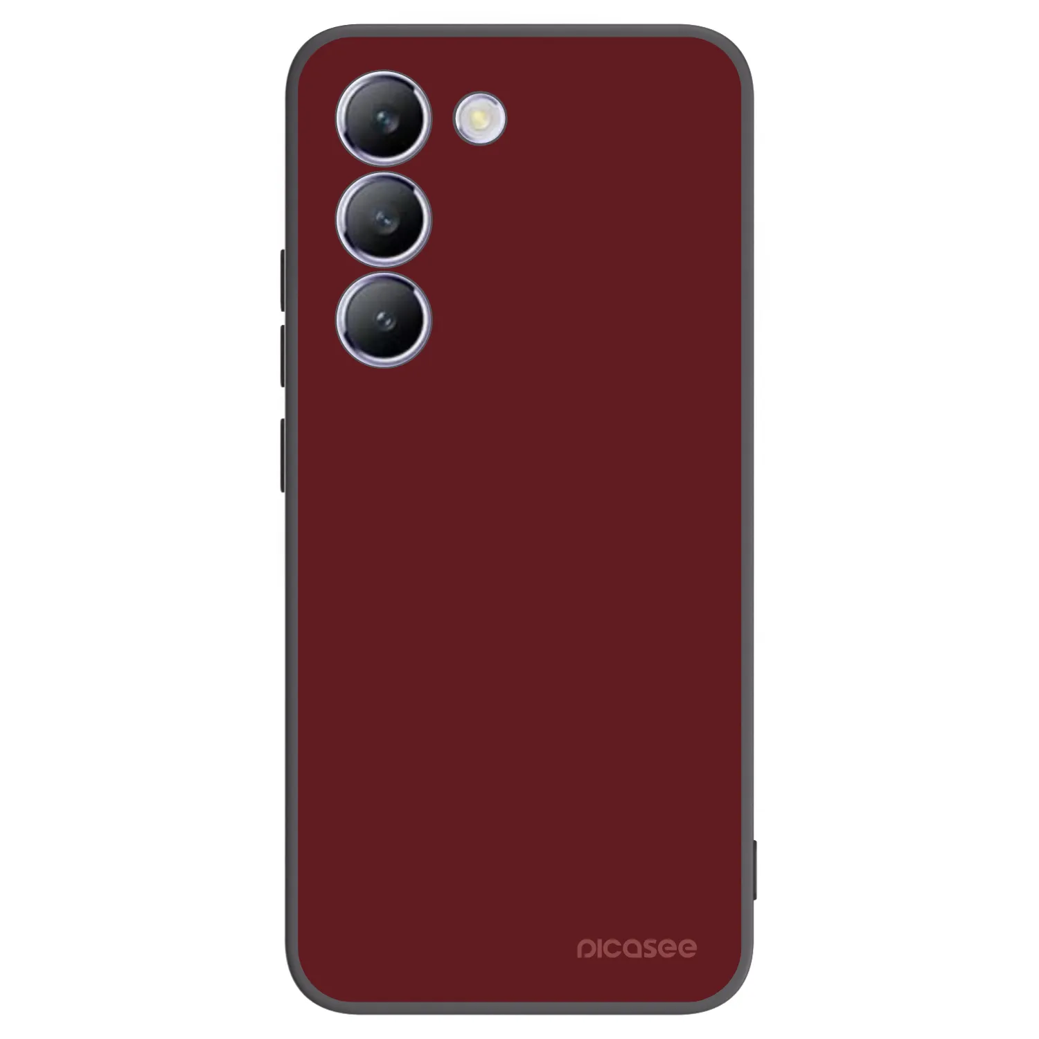Picasee silikonowe czarne etui na Vivo V40 SE 5G - Red Bliss