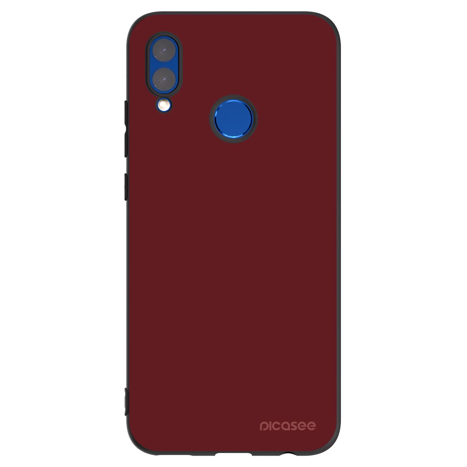Picasee silikonowe czarne etui na Huawei P Smart 2019 - Red Bliss