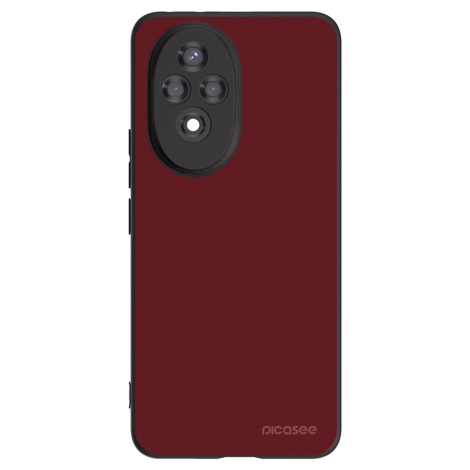 Picasee silikonowe czarne etui na Honor 200 Pro 5G - Red Bliss