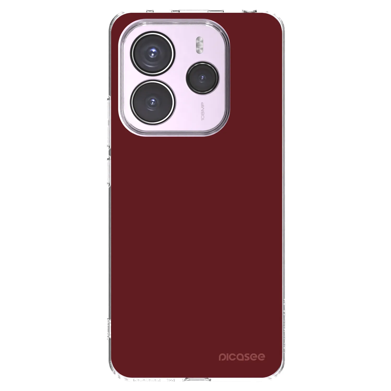 Picasee silikonowe przeźroczyste etui na Xiaomi Redmi Note 14 5G - Red Bliss