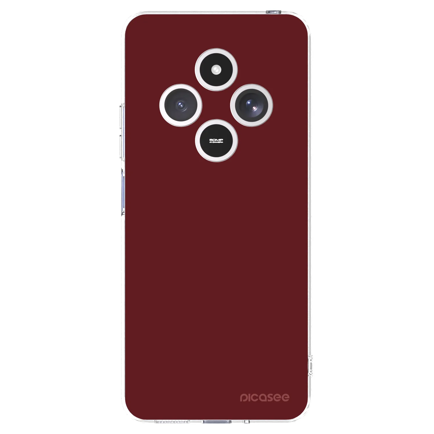 Picasee silikonowe przeźroczyste etui na Xiaomi Redmi 14C - Red Bliss