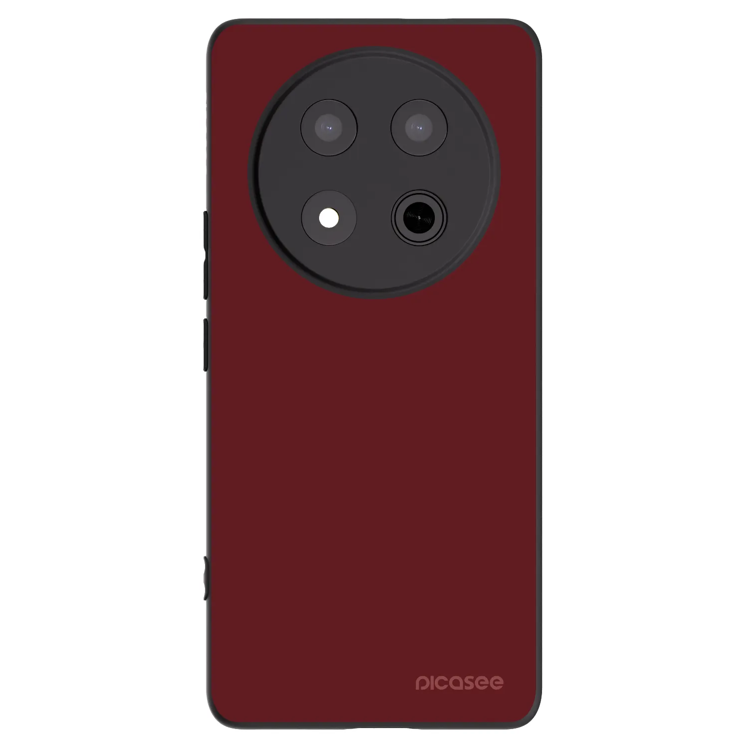 Picasee silikonowe czarne etui na Honor Magic7 Lite 5G - Red Bliss