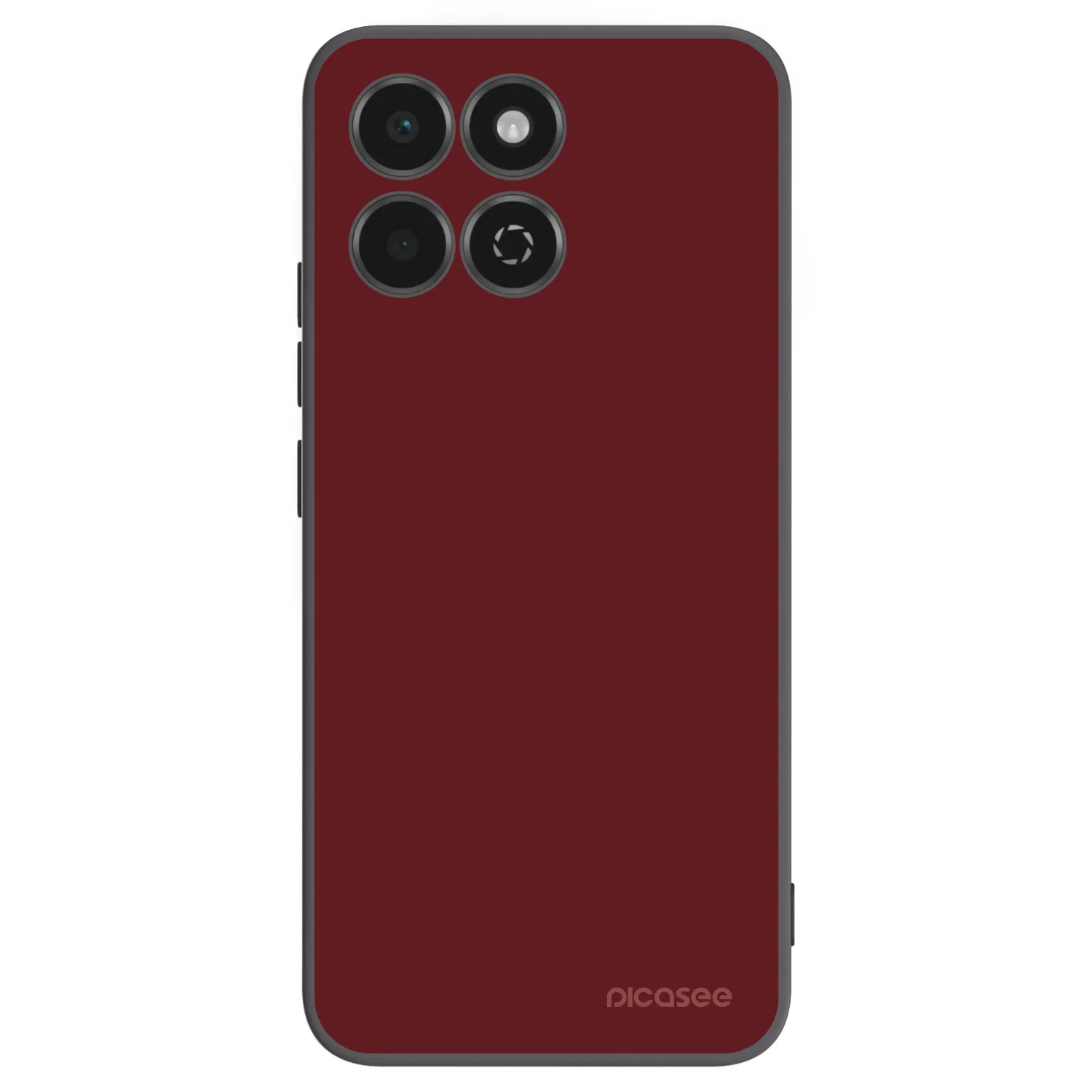 Picasee silikonowe czarne etui na Honor 200 Smart 5G - Red Bliss