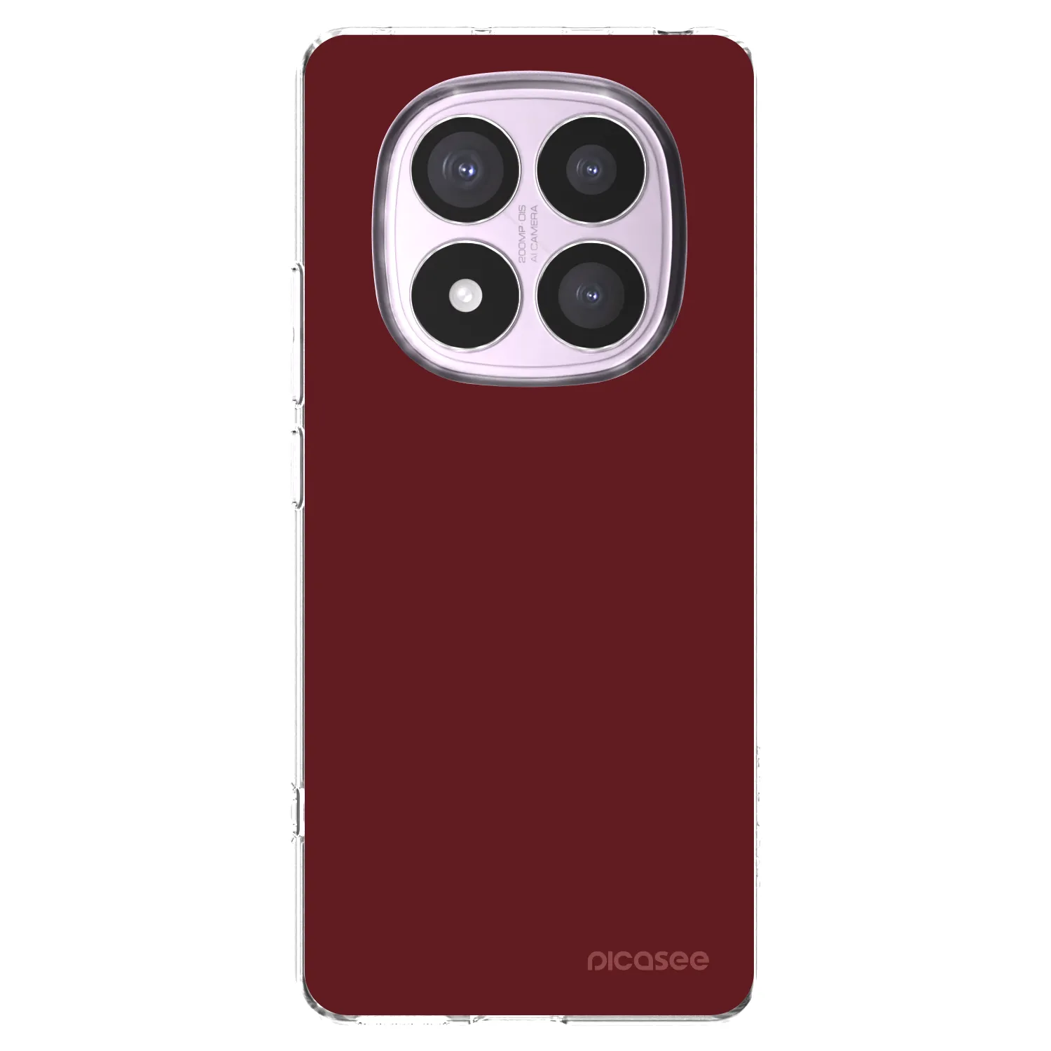 Picasee silikonowe przeźroczyste etui na Xiaomi Redmi Note 14 Pro 4G - Red Bliss