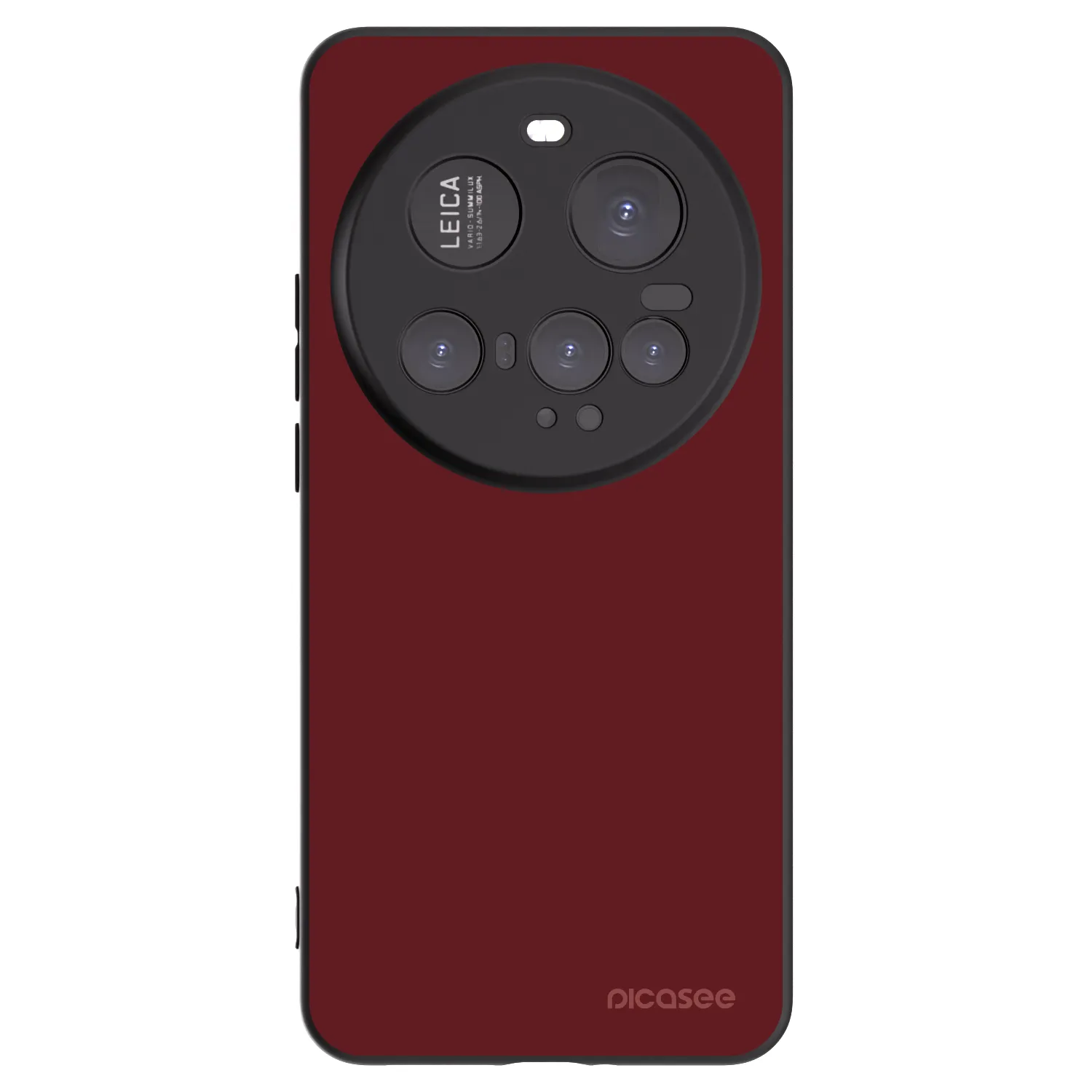 Picasee silikonowe czarne etui na Xiaomi 15 Ultra - Red Bliss