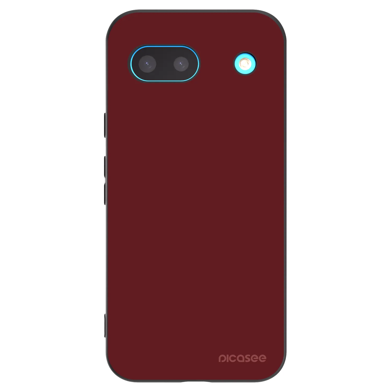 Picasee silikonowe czarne etui na Google Pixel 8a - Red Bliss