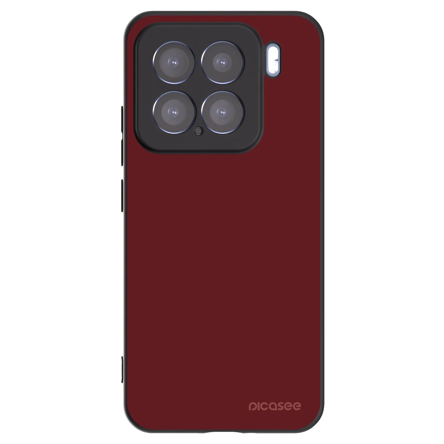 Picasee silikonowe czarne etui na Xiaomi 15 - Red Bliss