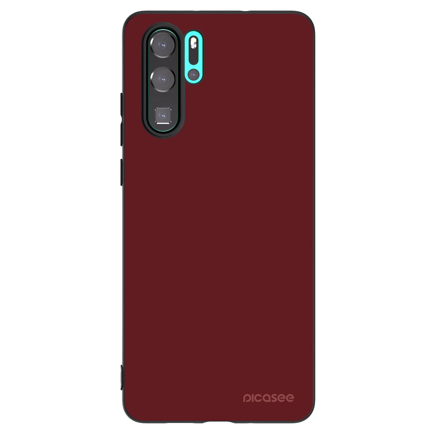 Picasee silikonowe czarne etui na Huawei P30 Pro - Red Bliss