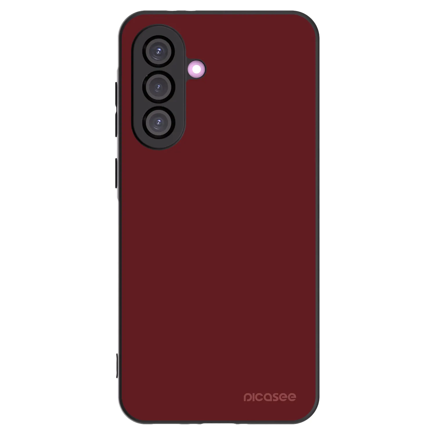 Picasee silikonowe czarne etui na Samsung Galaxy A56 5G A566B - Red Bliss