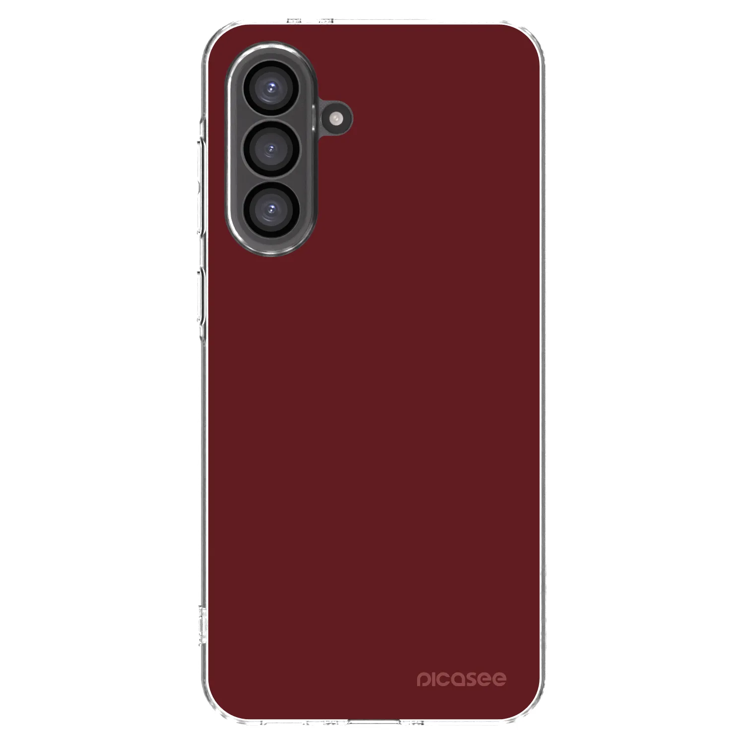 Picasee silikonowe przeźroczyste etui na Samsung Galaxy A56 5G A566B - Red Bliss
