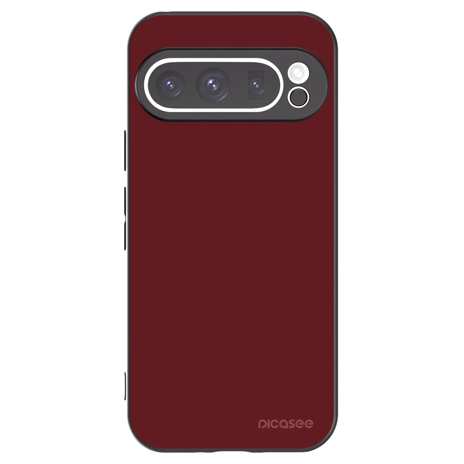 Picasee silikonowe czarne etui na Google Pixel 9 Pro - Red Bliss