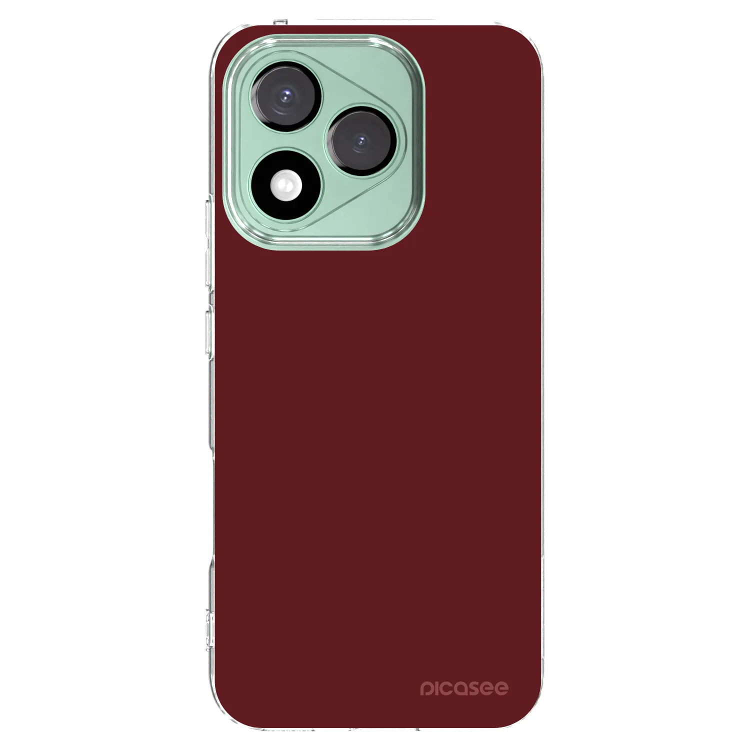 Picasee silikonowe przeźroczyste etui na Honor 400 Lite 5G - Red Bliss