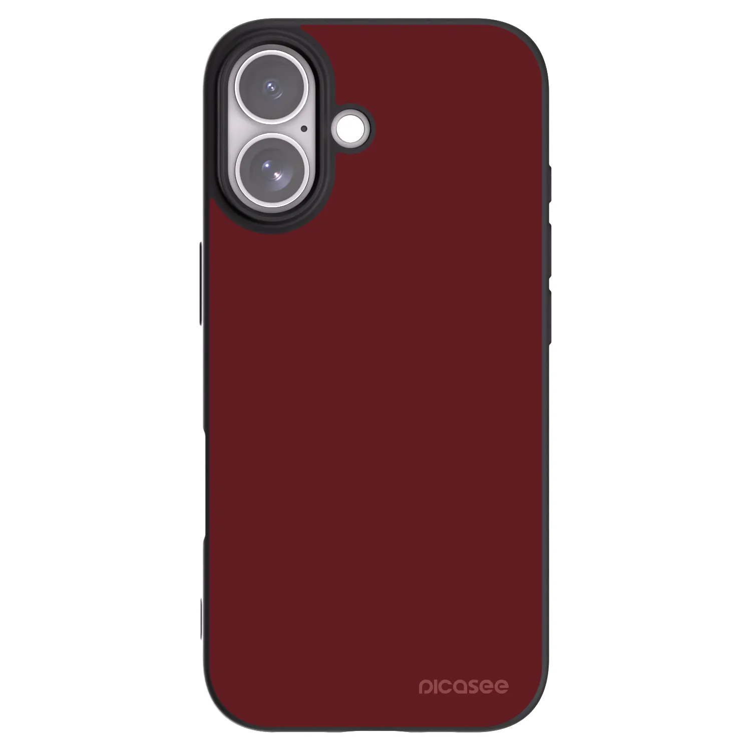 Picasee silikonowe czarne etui na Apple iPhone 17 - Red Bliss
