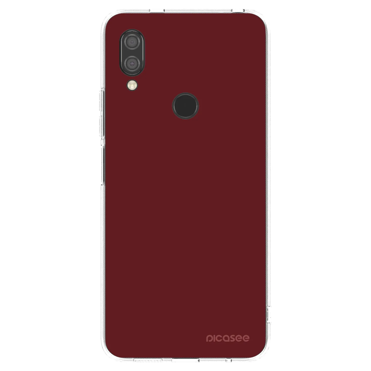 Picasee silikonowe przeźroczyste etui na Xiaomi Redmi 7 - Red Bliss
