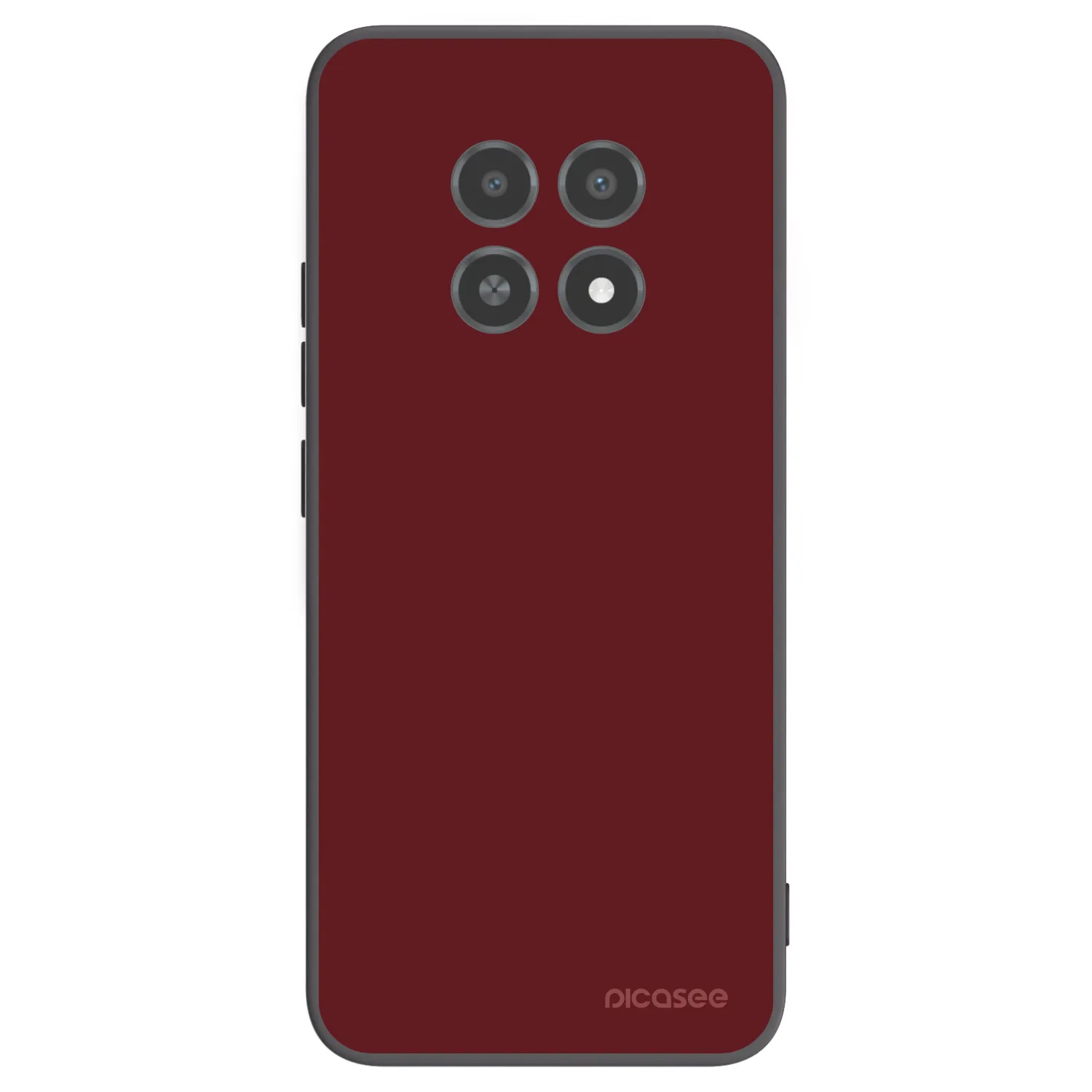 Picasee silikonowe czarne etui na Realme 12X - Red Bliss