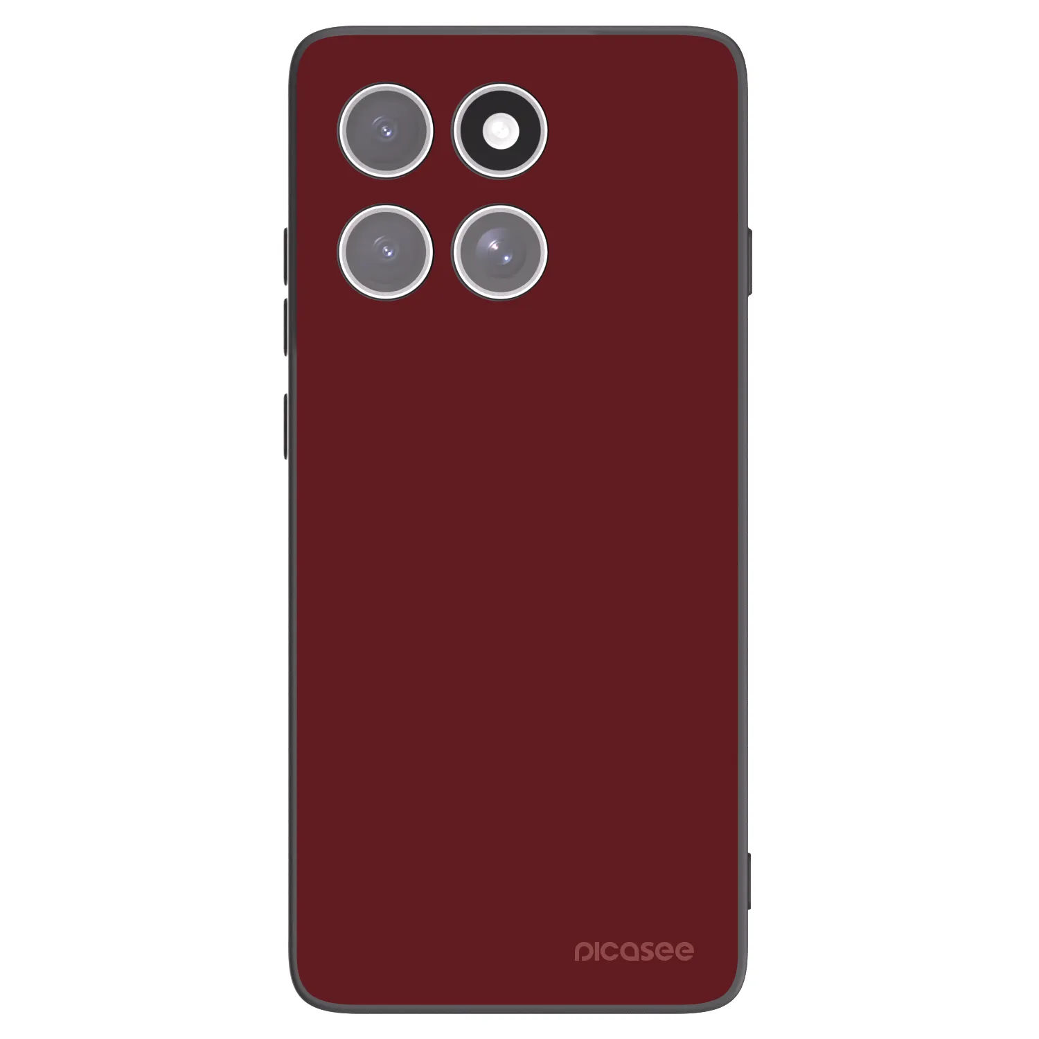 Picasee silikonowe czarne etui na Motorola Edge 60 Pro - Red Bliss