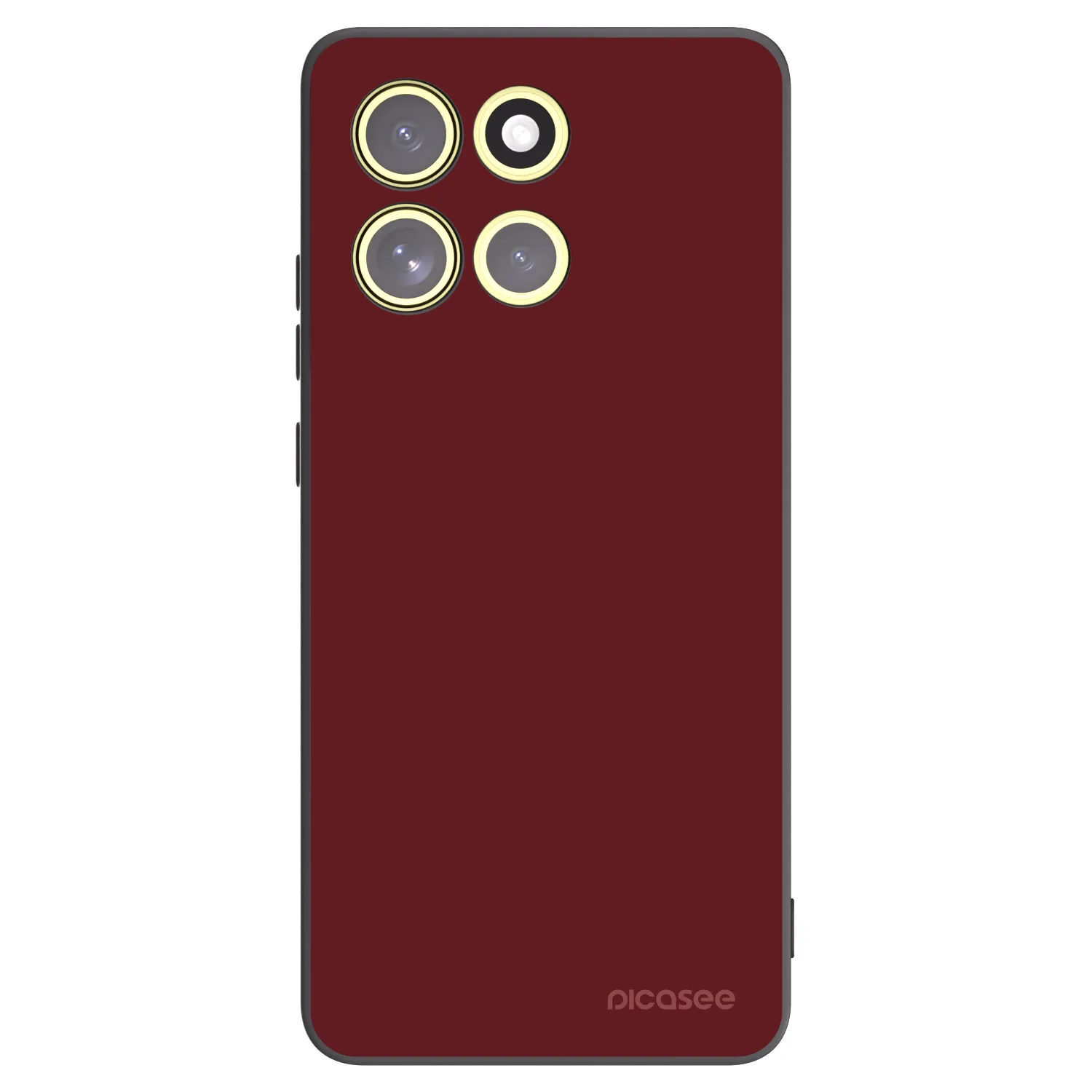 Picasee silikonowe czarne etui na Motorola Moto G86 5G - Red Bliss