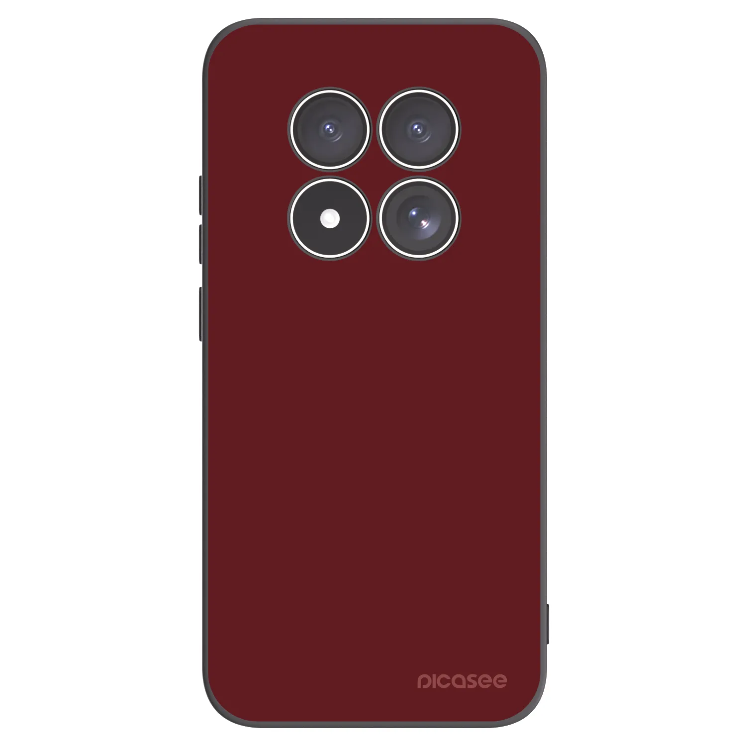 Picasee silikonowe czarne etui na Xiaomi Redmi Note 15 Pro 4G - Red Bliss