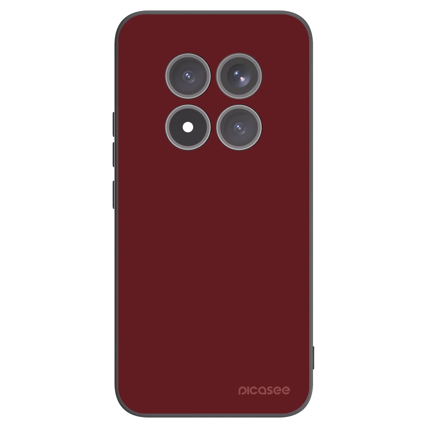 Picasee silikonowe czarne etui na Xiaomi Redmi Note 15 Pro+ - Red Bliss