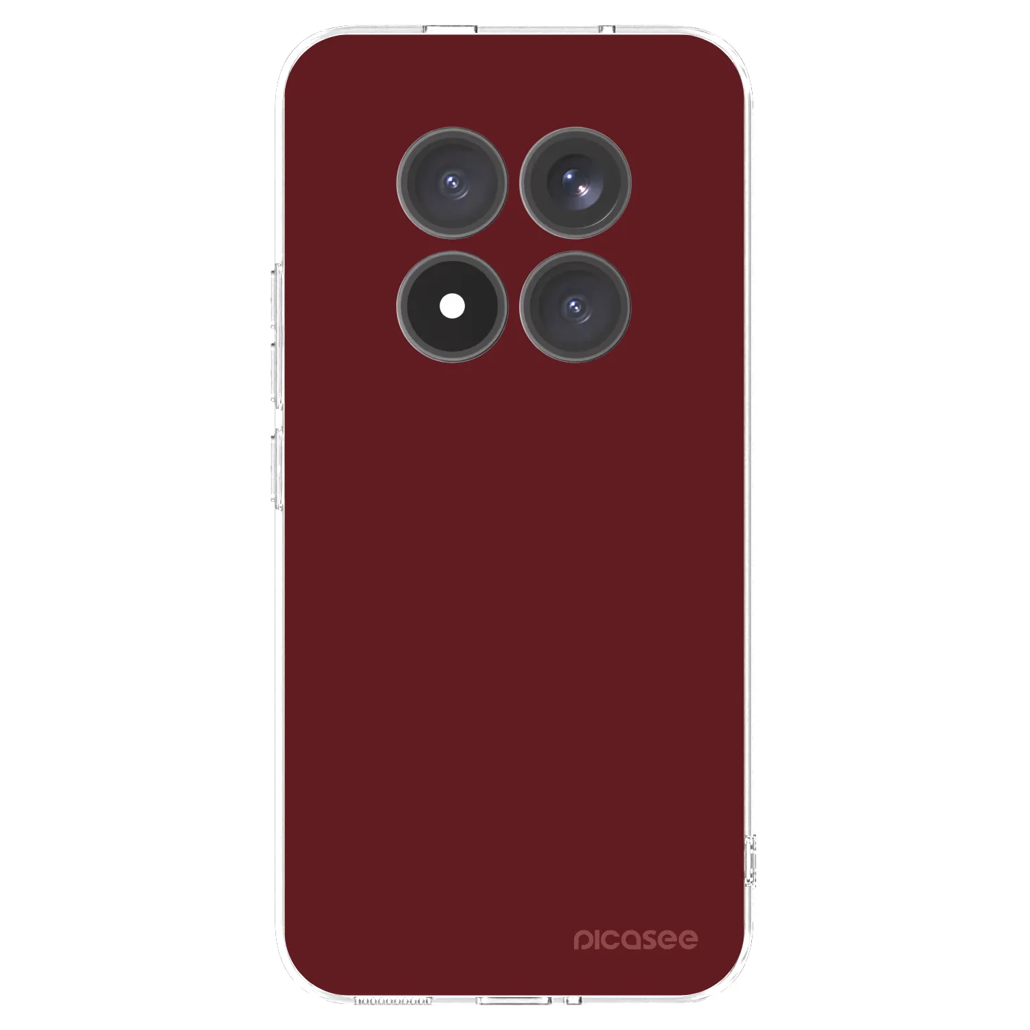 Picasee silikonowe przeźroczyste etui na Xiaomi Redmi Note 15 Pro+ - Red Bliss