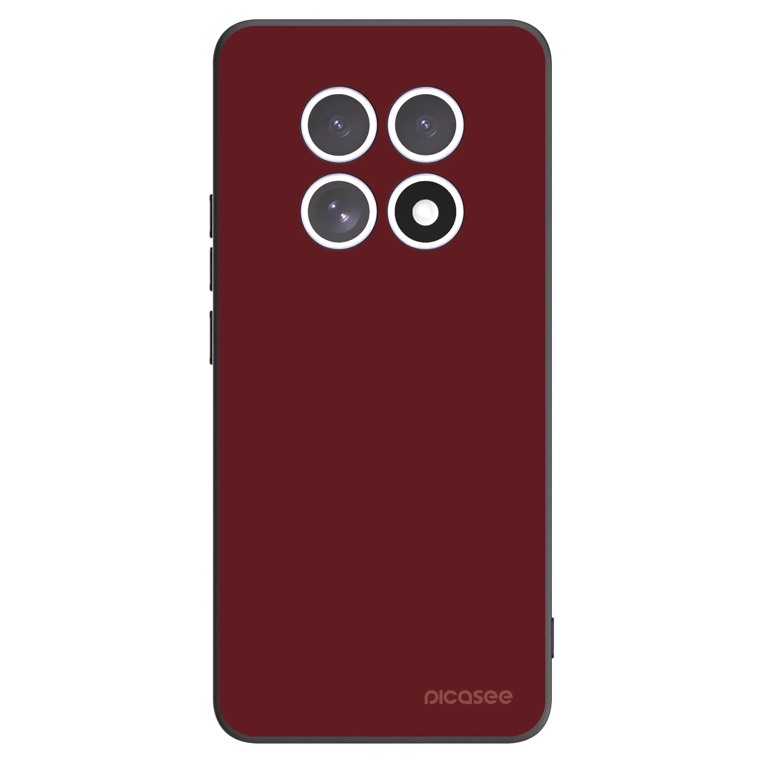 Picasee silikonowe czarne etui na Xiaomi Redmi Note 15 - Red Bliss