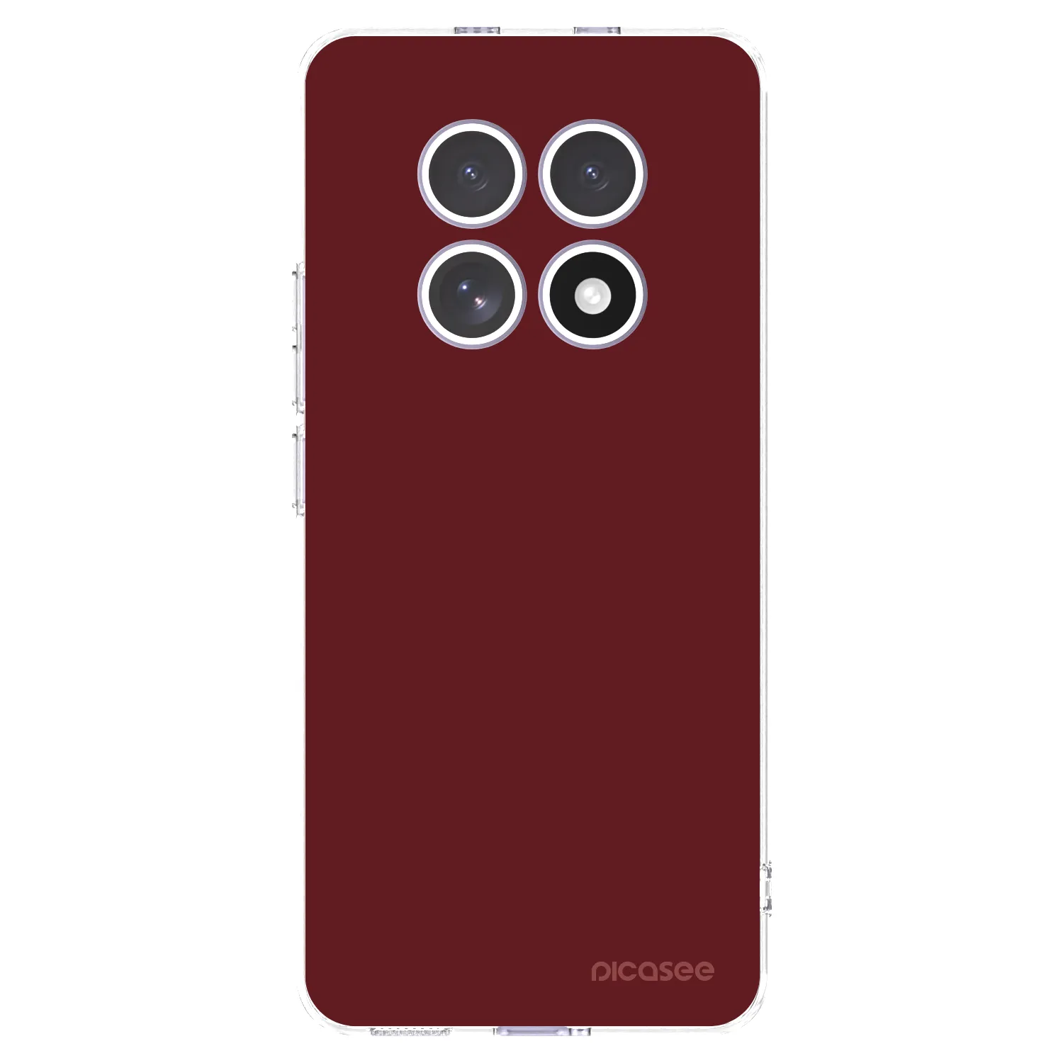Picasee silikonowe przeźroczyste etui na Xiaomi Redmi Note 15 - Red Bliss
