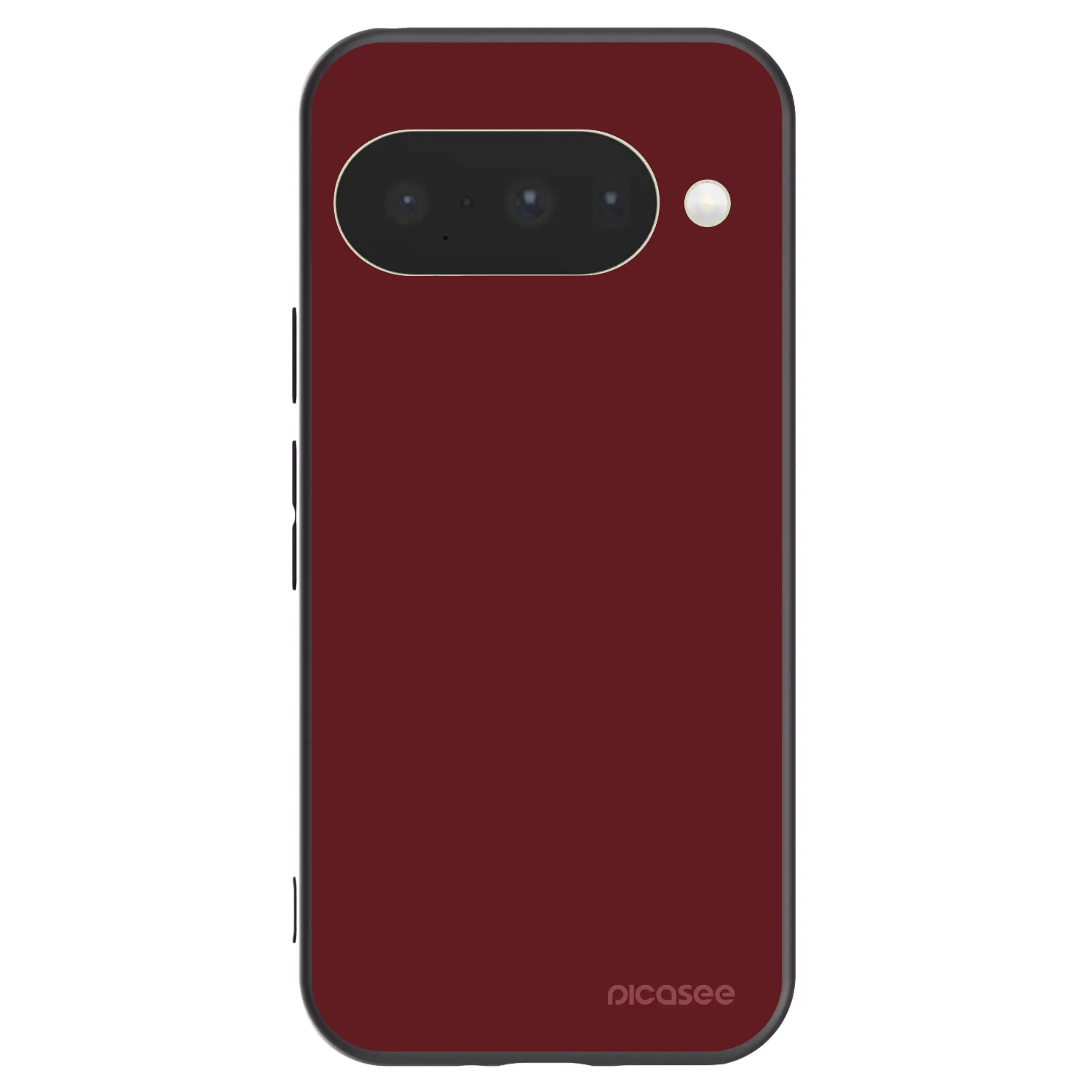 Picasee silikonowe czarne etui na Google Pixel 10 - Red Bliss