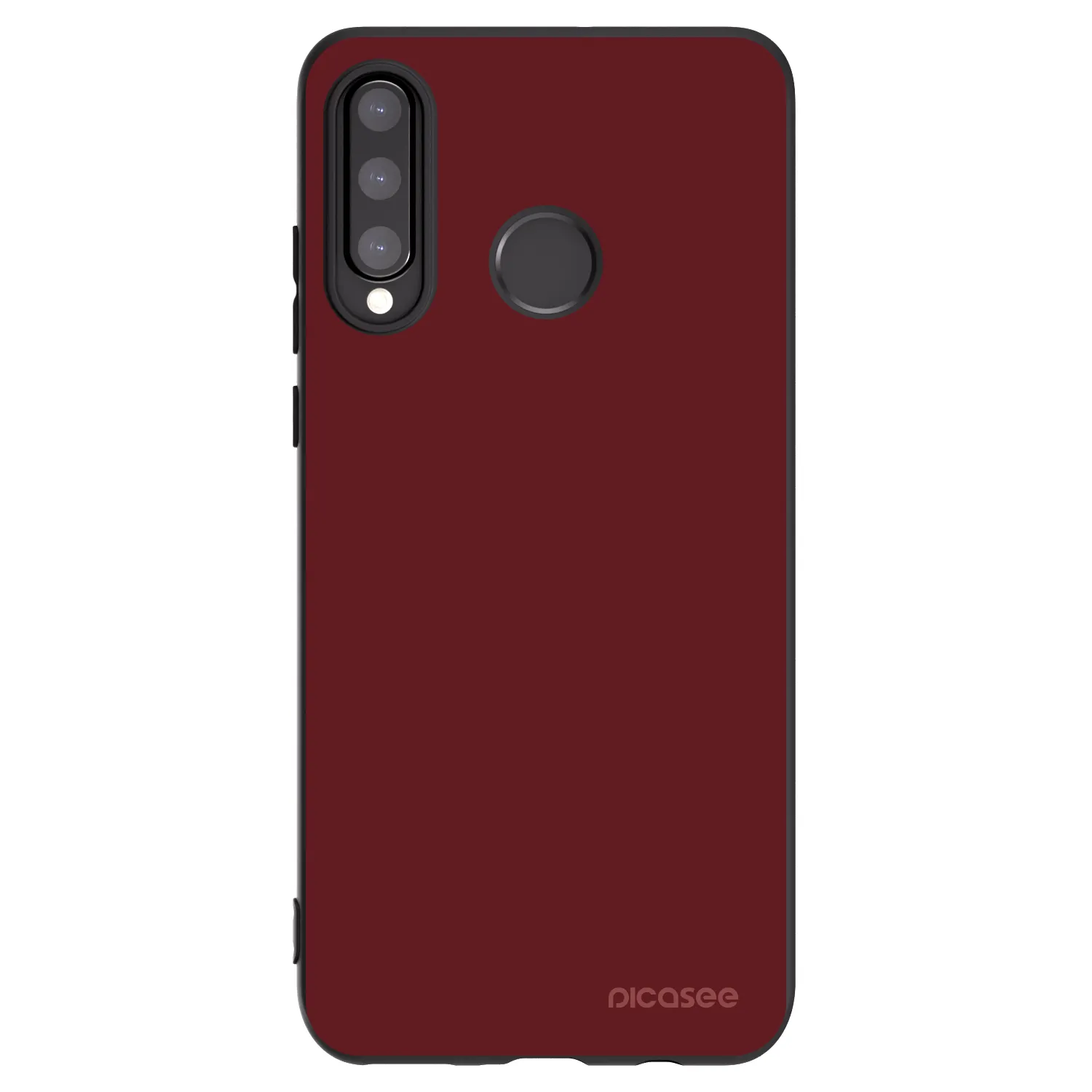 Picasee silikonowe czarne etui na Huawei P30 Lite - Red Bliss