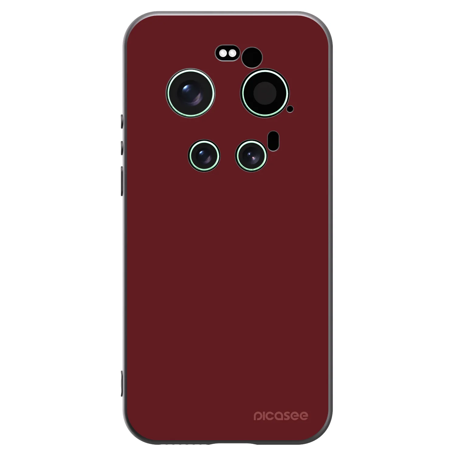 Picasee silikonowe czarne etui na Xiaomi 17 Ultra - Red Bliss