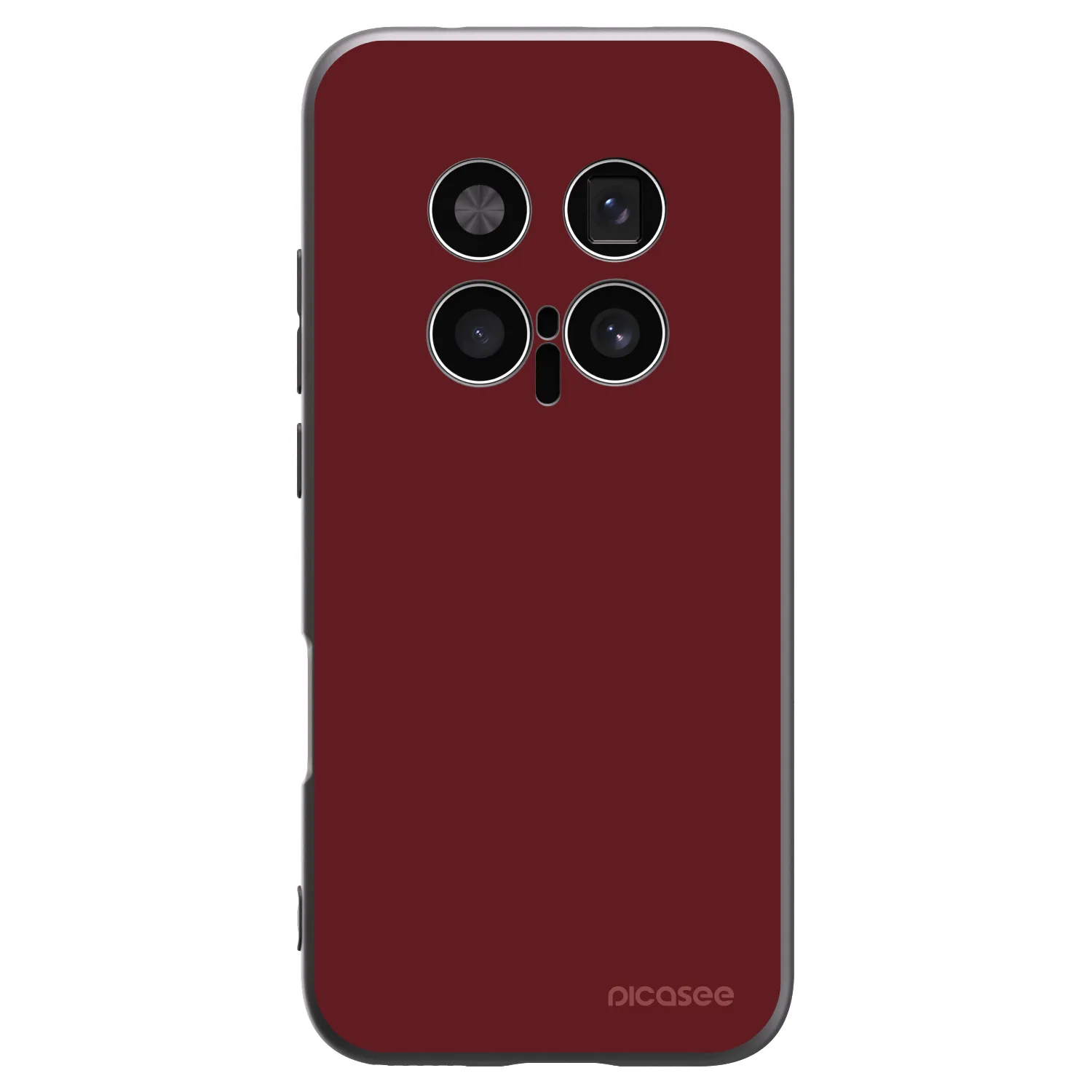 Picasee silikonowe czarne etui na Honor Magic8 Pro 5G - Red Bliss