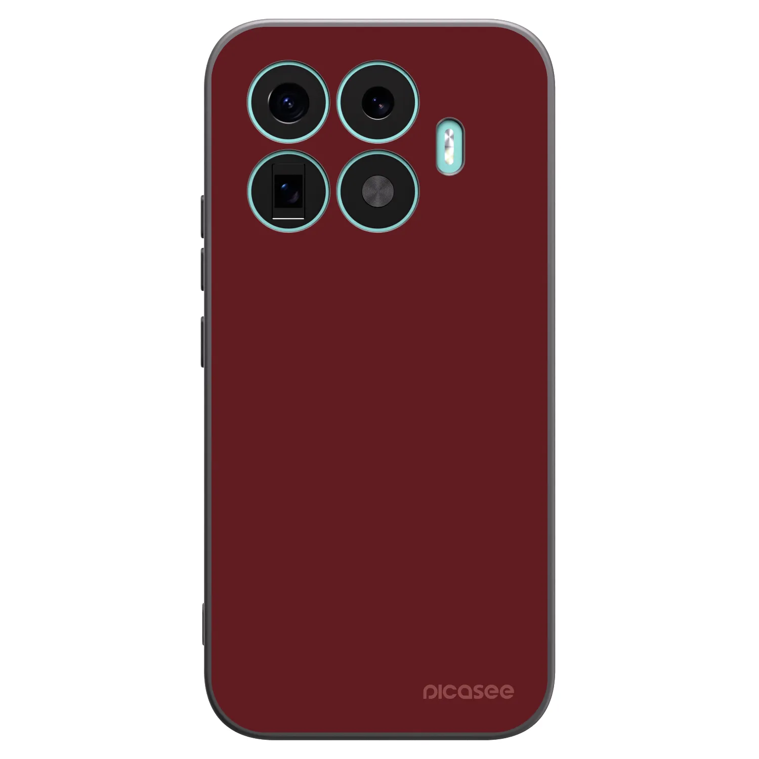 Picasee silikonowe czarne etui na Xiaomi 17T - Red Bliss