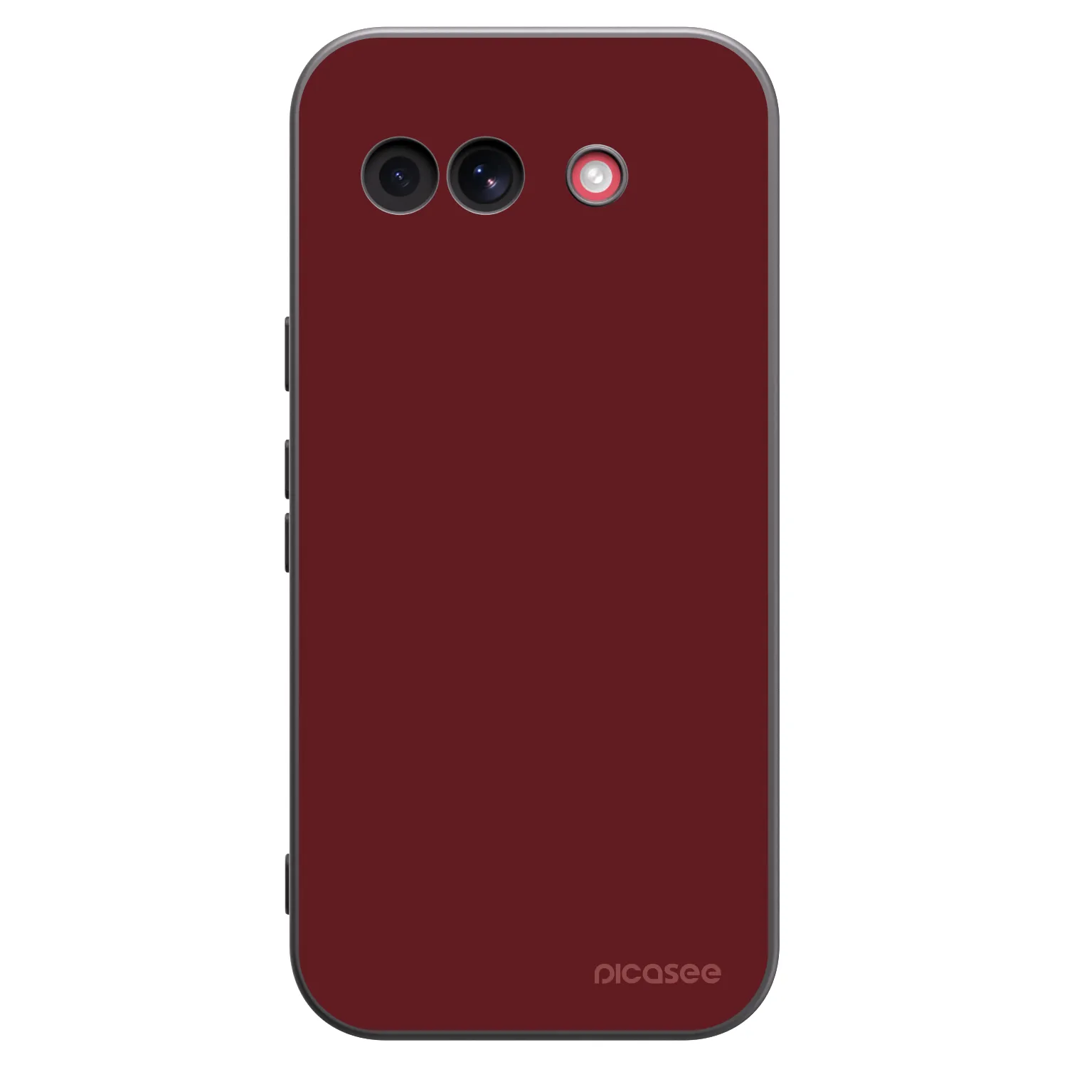 Picasee silikonowe czarne etui na Google Pixel 10a - Red Bliss