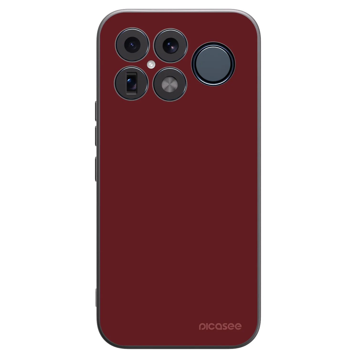Picasee silikonowe czarne etui na Xiaomi Poco F8 Ultra - Red Bliss