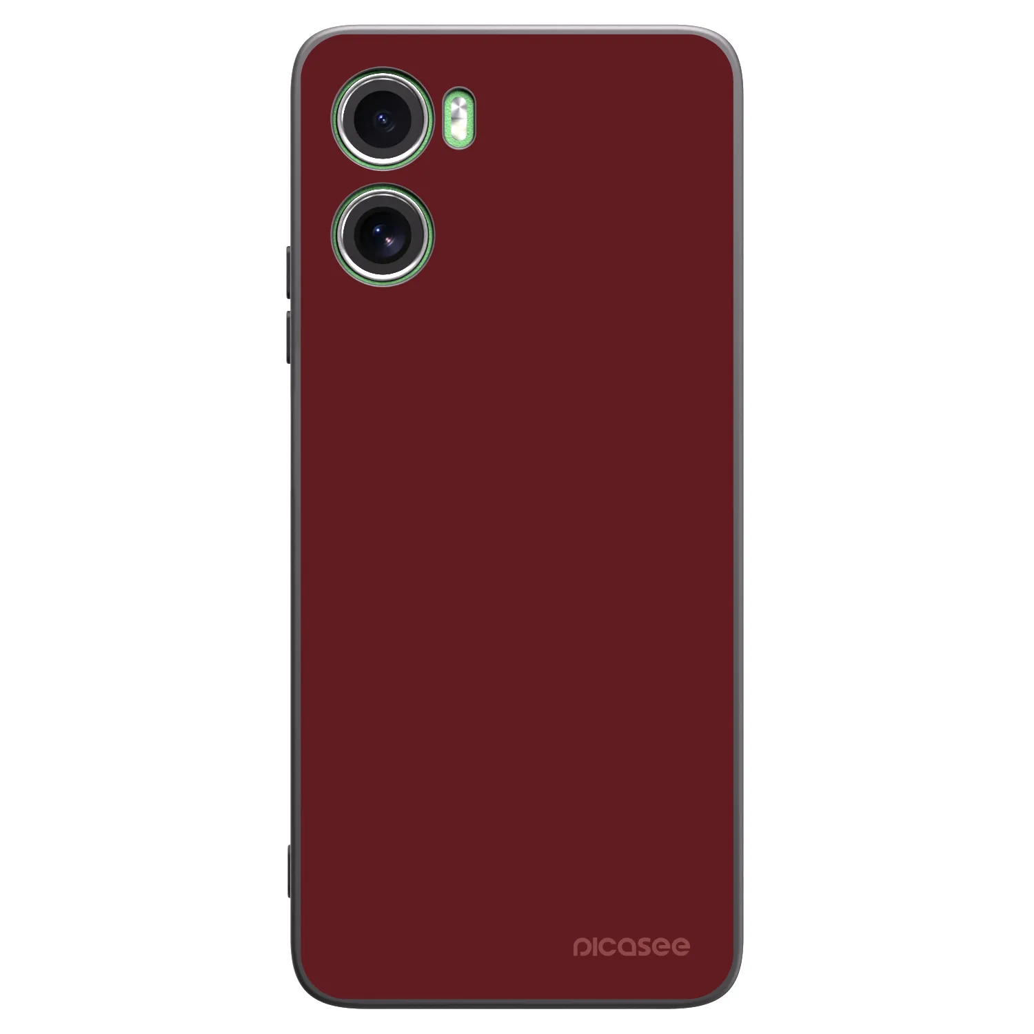 Picasee silikonowe czarne etui na Motorola Moto G06 - Red Bliss