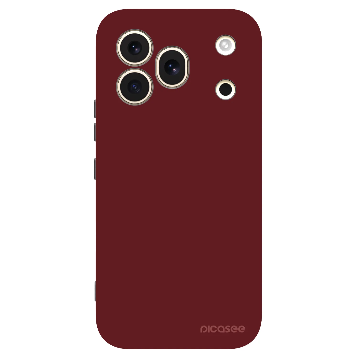 Picasee silikonowe czarne etui na Honor 600 Pro - Red Bliss