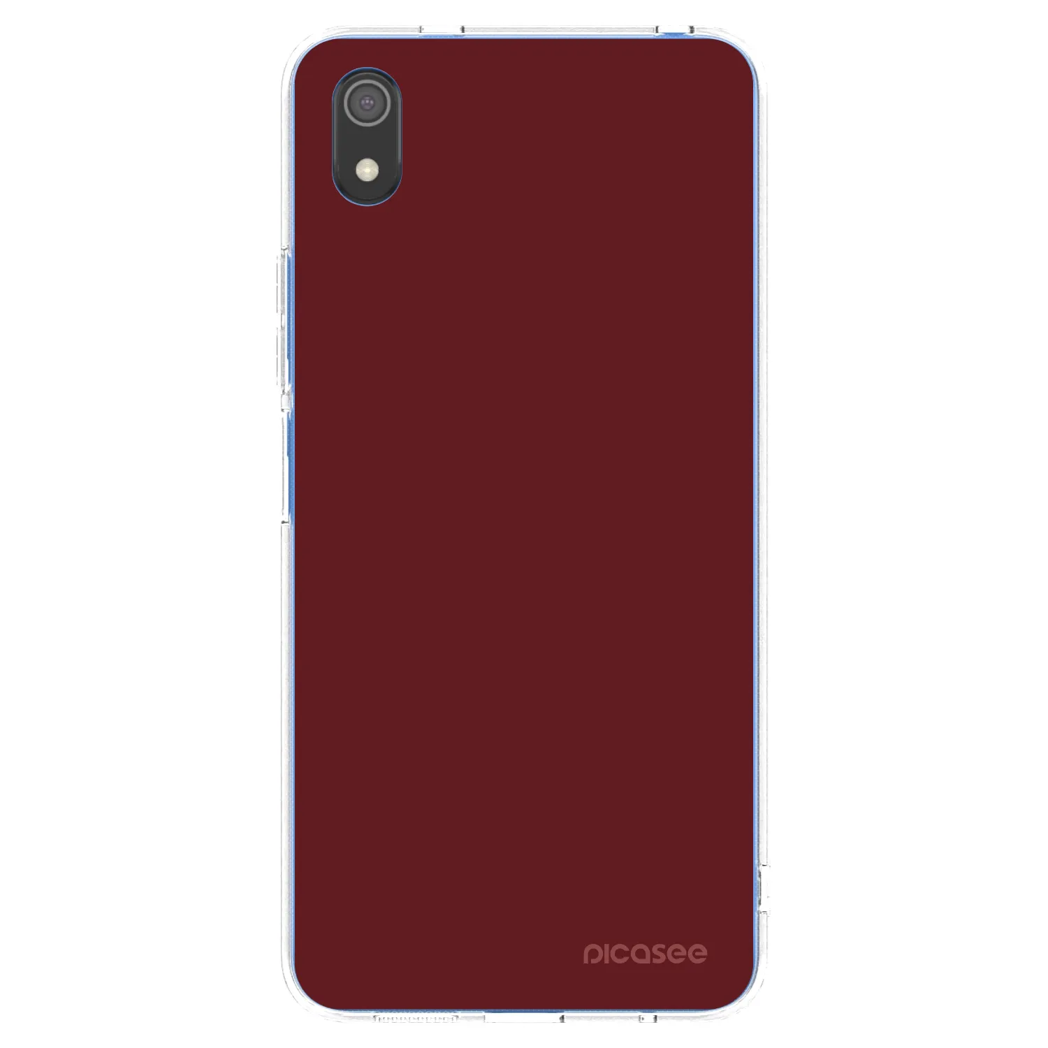 Picasee silikonowe przeźroczyste etui na Xiaomi Redmi 7A - Red Bliss