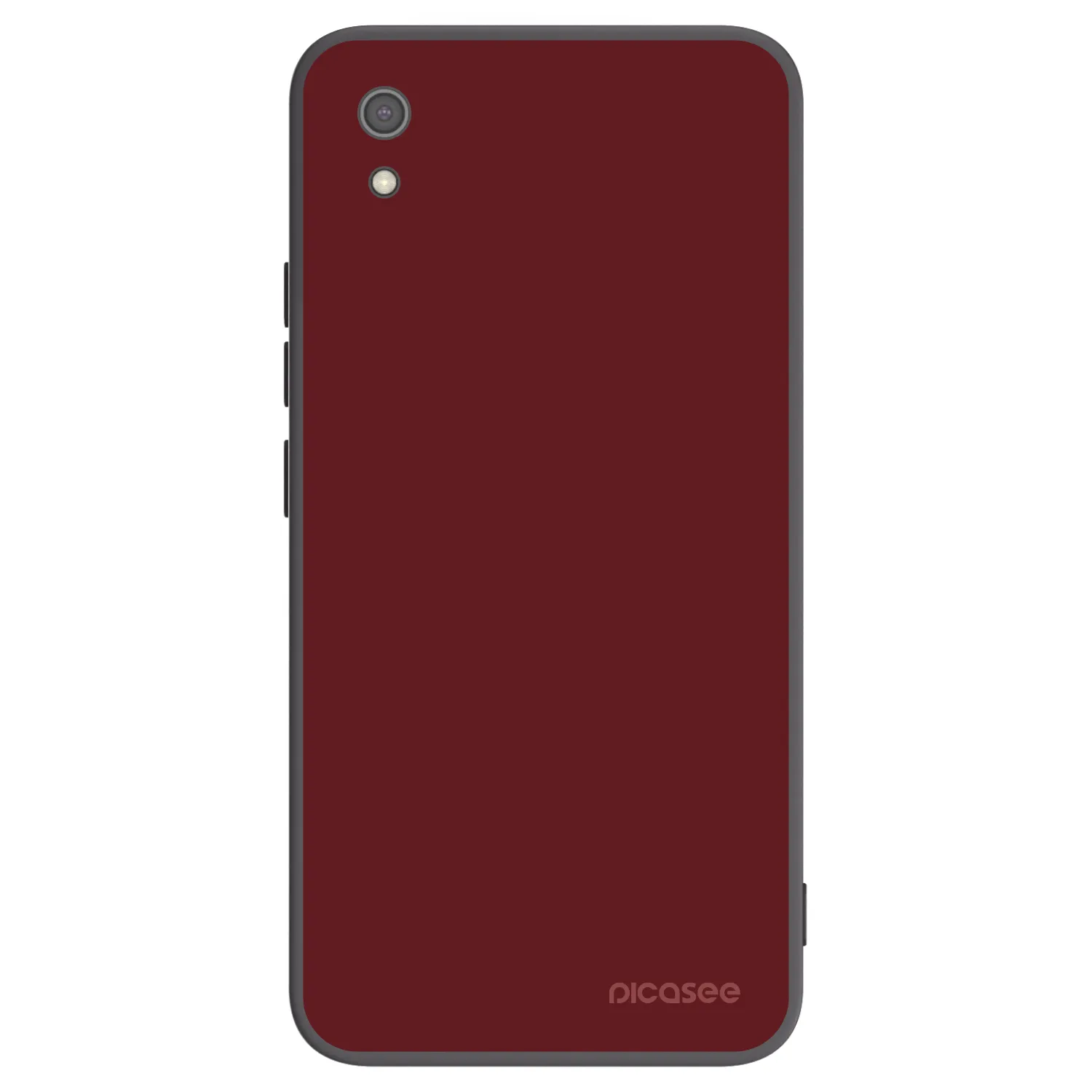 Picasee silikonowe czarne etui na Xiaomi Redmi 7A - Red Bliss