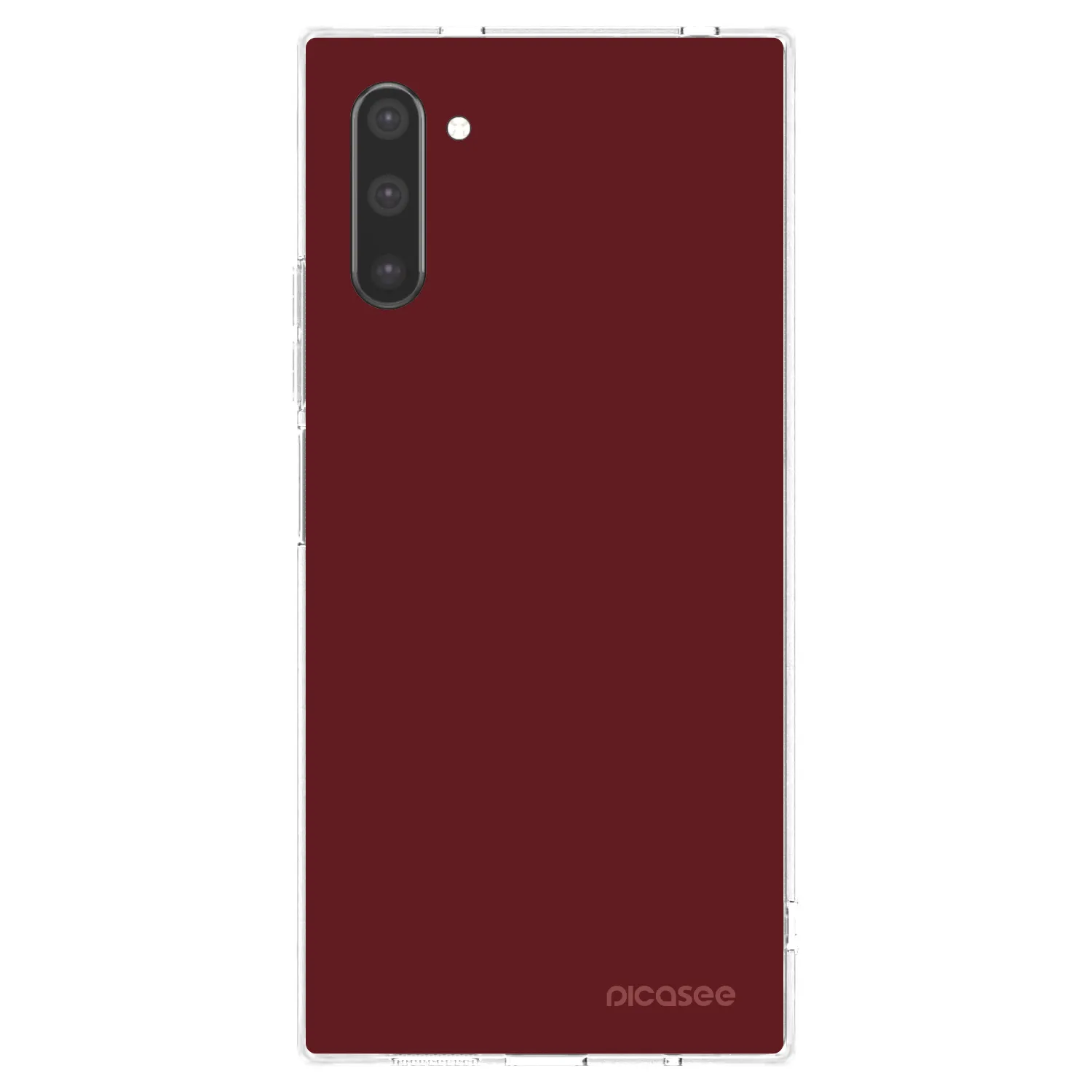 Picasee silikonowe przeźroczyste etui na Samsung Galaxy Note 10 N970F - Red Bliss