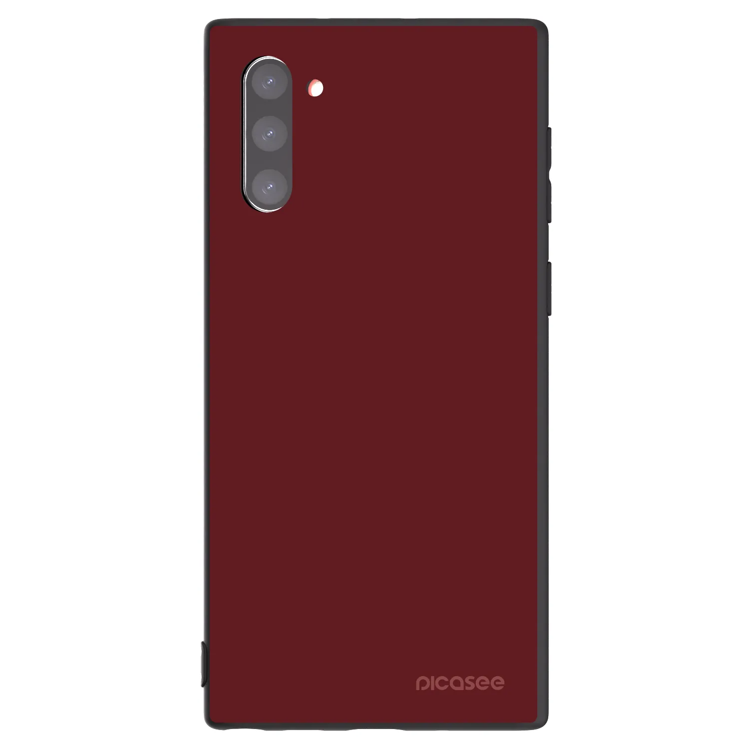 Picasee silikonowe czarne etui na Samsung Galaxy Note 10 N970F - Red Bliss