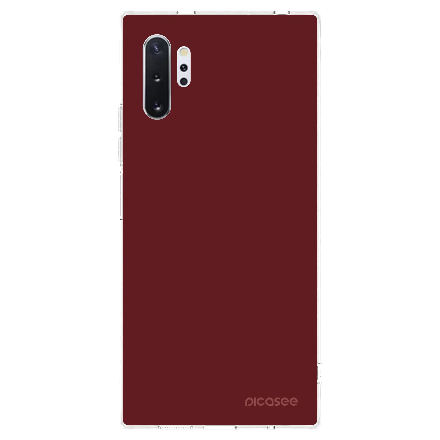 Picasee silikonowe przeźroczyste etui na Samsung Galaxy Note 10+ N975F - Red Bliss