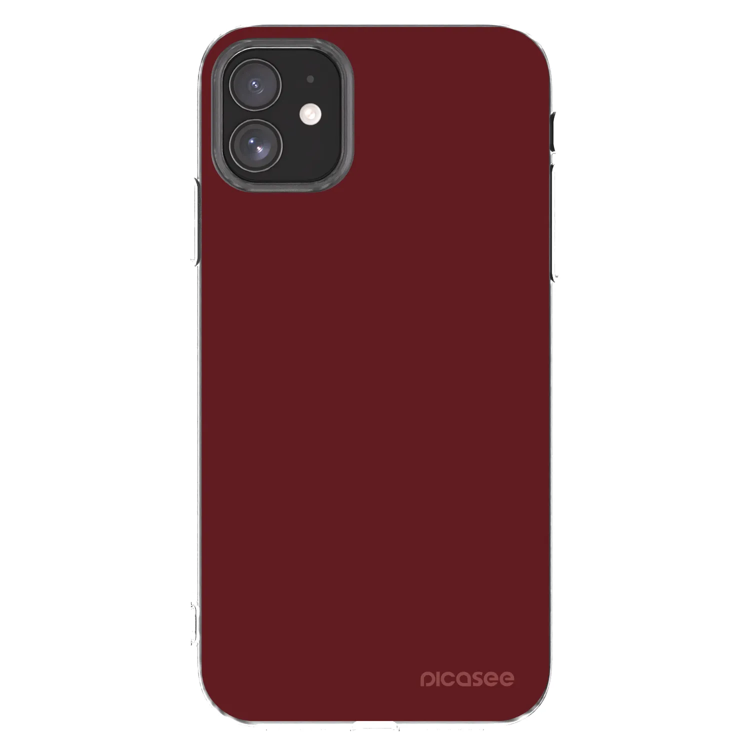 Picasee silikonowe przeźroczyste etui na Apple iPhone 11 - Red Bliss