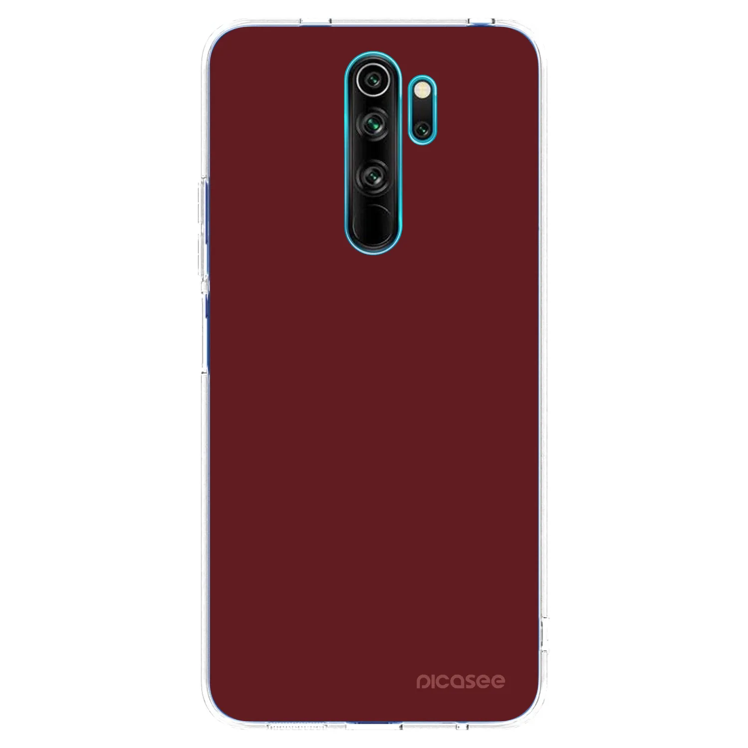 Picasee silikonowe przeźroczyste etui na Xiaomi Redmi Note 8 Pro - Red Bliss