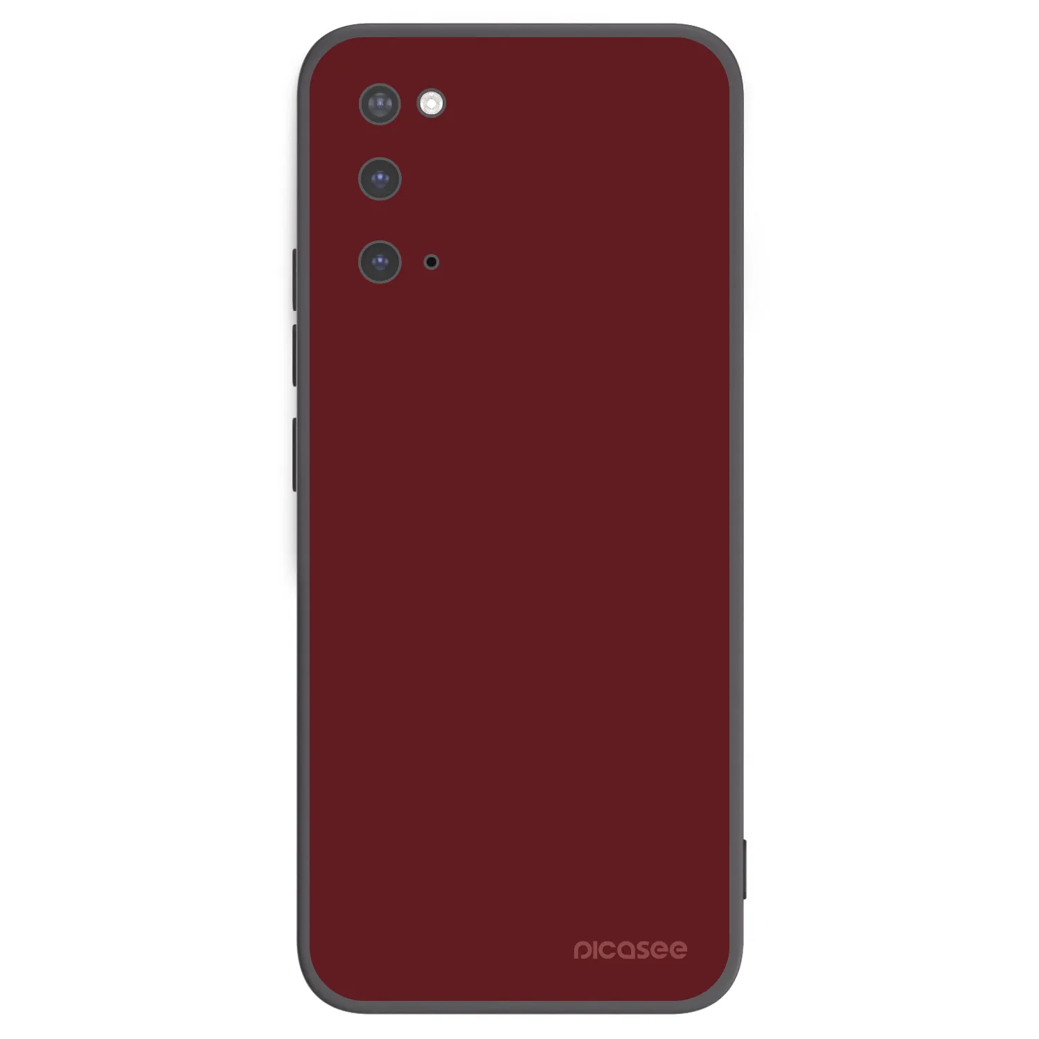 Picasee silikonowe czarne etui na Samsung Galaxy S20 G980F - Red Bliss