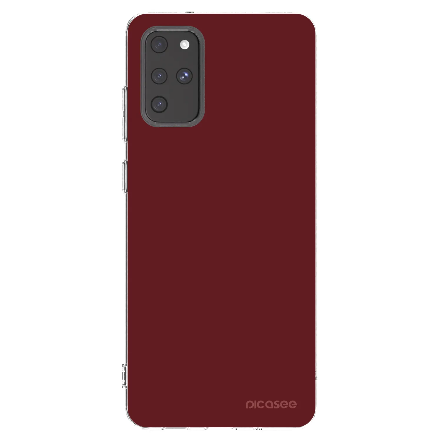 Picasee silikonowe przeźroczyste etui na Samsung Galaxy S20+ G985F - Red Bliss