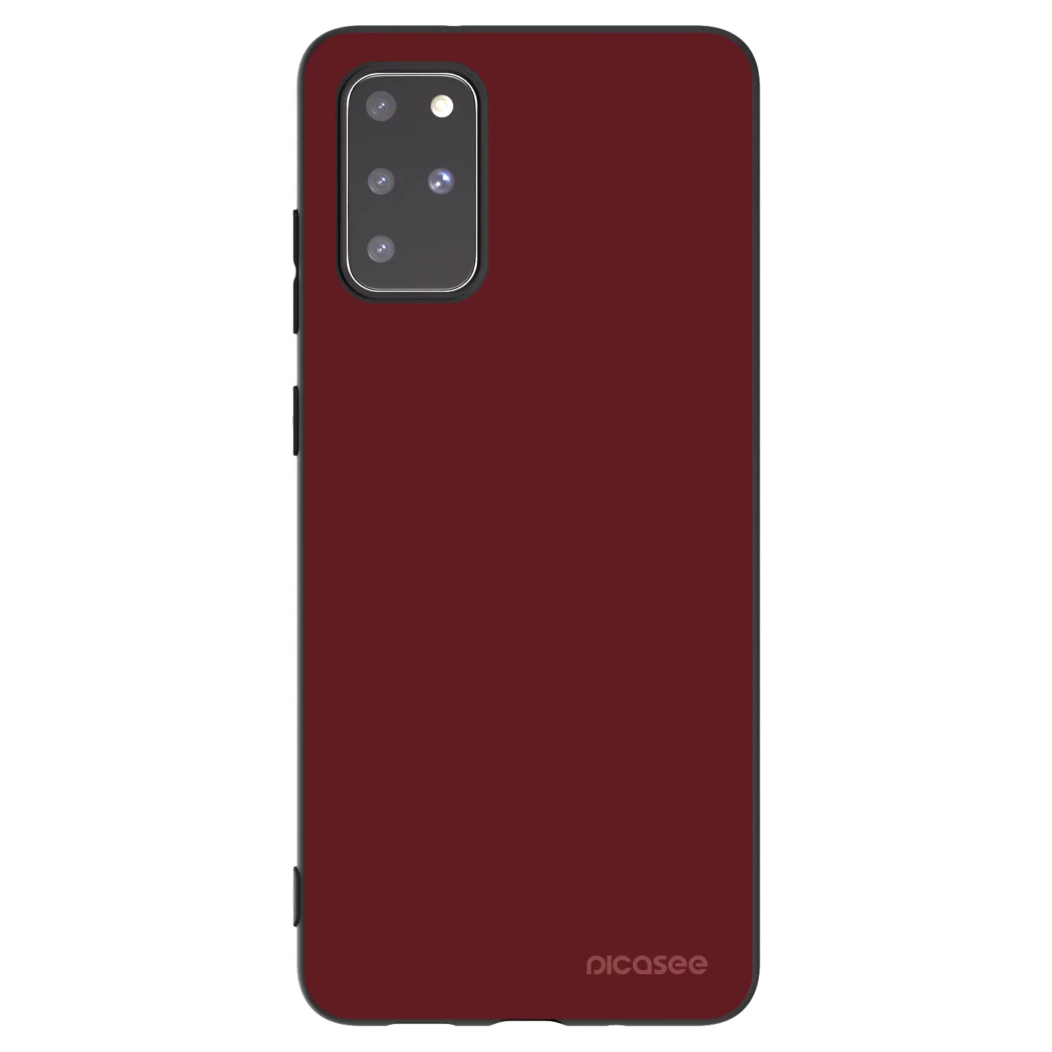 Picasee silikonowe czarne etui na Samsung Galaxy S20+ G985F - Red Bliss