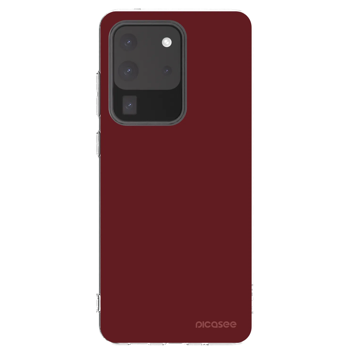 Picasee silikonowe przeźroczyste etui na Samsung Galaxy S20 Ultra 5G G988F - Red Bliss