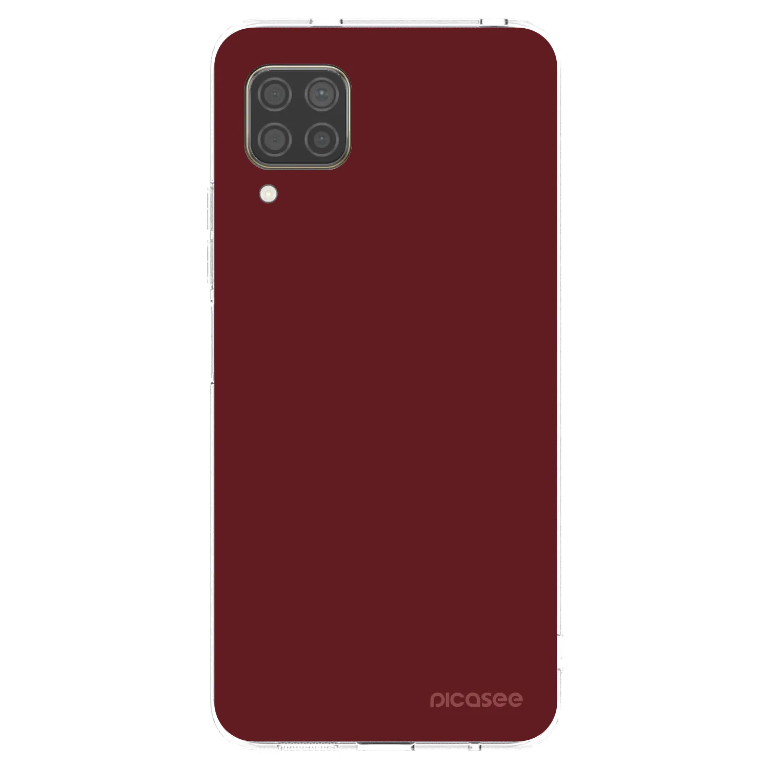 Picasee silikonowe przeźroczyste etui na Huawei P40 Lite - Red Bliss