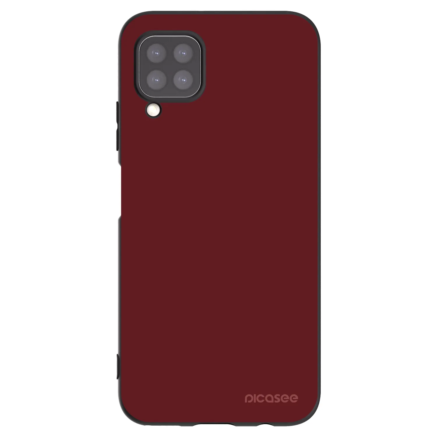 Picasee silikonowe czarne etui na Huawei P40 Lite - Red Bliss